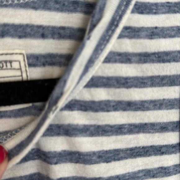 Current/Elliott Striped Sleeveless Tank Top - Picture 3 of 5